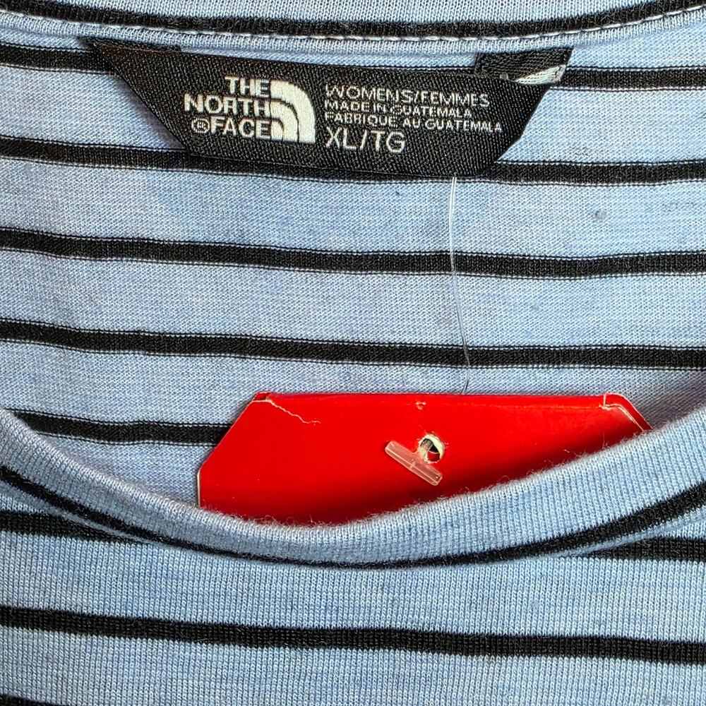The‎ North Face Striped Dip Dye Tank Top Womens Sz XL Blue Sleeveless Crewneck - Picture 6 of 13